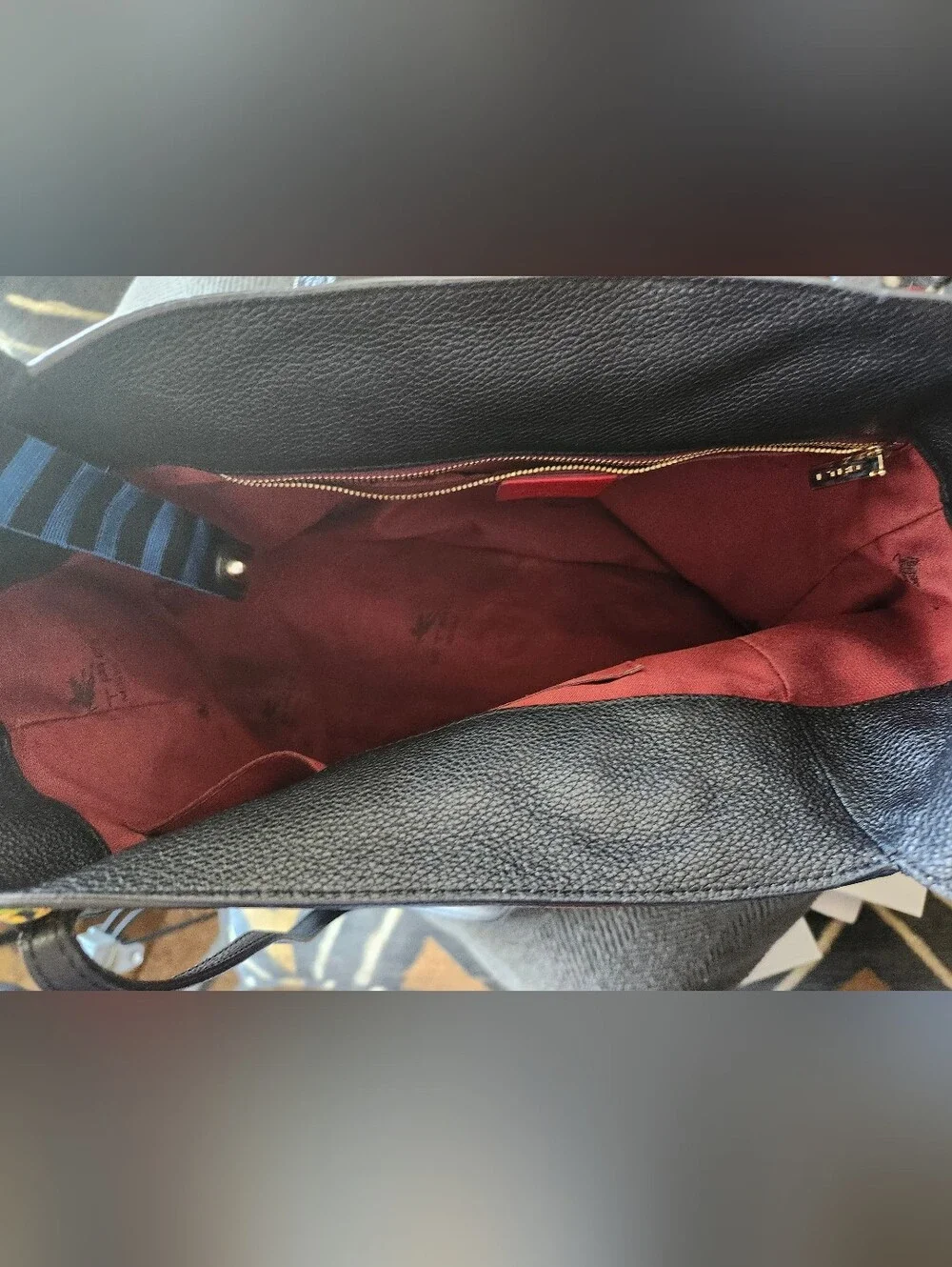 ETRO Italian Luxury Tote Bag Made In Milan, ULTRA Rare Pebbled Feather Boho 2017